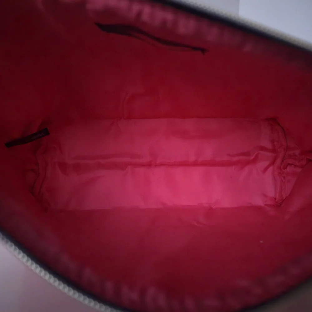 Stunning Lancôme Quilted Fuchsia Rose Makeup Bag
